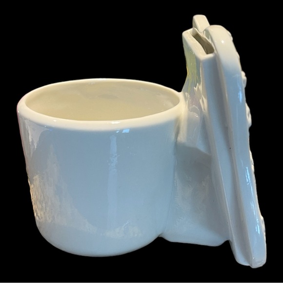 Rare Vintage Holland Mold Ceramic Photo Frame Planter “Gardenia Photo Frame” - Picture 3 of 8